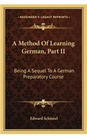 A Method Of Learning German, Part II