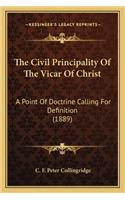 Civil Principality of the Vicar of Christ
