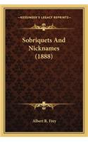 Sobriquets and Nicknames (1888)