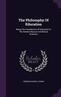 The Philosophy Of Education