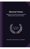 Memorial Volume