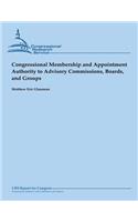 Congressional Membership and Appointment Authority to Advisory Commissions, Boards, and Groups (February 2013)