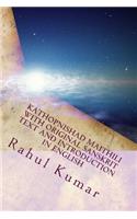 Kathopnishad Maithili with Original Sanskrit Text and Introduction in English
