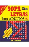 SOPA De LETRAS Para ADULTOS