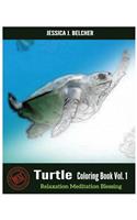 Turtle Coloring Books Vol.1 for Relaxation Meditation Blessing: Sketches Coloring Book(1 Turtle Coloring Books)