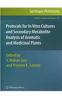 Protocols for in Vitro Cultures and Secondary Metabolite Analysis of Aromatic and Medicinal Plants