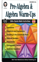 Pre-Algebra and Algebra Warm-Ups, Grades 5 - 12