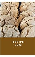 Recipe Log - Molasses Cookie Theme