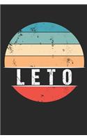 Leto: 100 Pages 6 'x 9' -Dot Graph Paper Journal Manuscript - Planner - Scratchbook - Diary