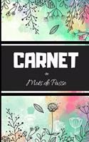 CARNET de Mots de passe