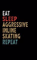Eat Sleep Aggressive Inline Skating Repeat Funny Sport Gift Idea