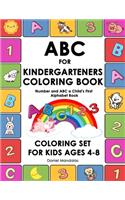 ABC for Kindergarteners Coloring Book