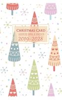 Christmas Card Address Book & Tracker 2019-2028