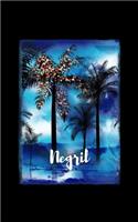 Negril: Jamaican Christmas Notebook With Lined College Ruled Paper For Taking Notes. Stylish Tropical Travel Journal Diary 5 x 8 Inch Soft Cover. For Home, 
