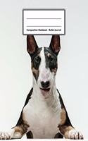 Composition Notebook - Bullet Journal: Bull Terrier - 109 pages 8.5"x11" - Dotted Journal - Grid Notebook - Gift For Kids Teenager Adult Teacher Student - Journal - Dog Lover