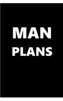 2020 Daily Planner For Men Man Plans White Font Black Design 388 Pages
