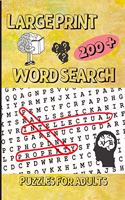 200+ Large Print Word Search Puzzles for Adults