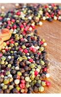 Colorful Peppercorns Display Journal: Take Notes, Write Down Memories in this 150 Page Lined Journal