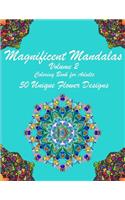 Magnificent Mandalas: A Mandala Coloring Book with Uplifting Mandalas Adult Color(2 Adult Coloring Book)