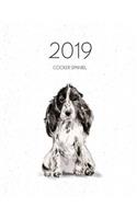 2019 Cocker Spaniel: (Awesome Calendar Planners for Dog Owners)