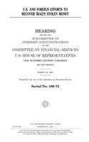 U.S. and Foreign Efforts to Recover Iraq's Stolen Money