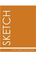 Ochre Orange Sketch Book
