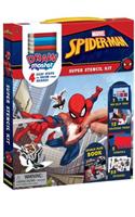 Drawmaster Marvel Spider-Man: Super Stencil Kit