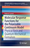 Molecular Response Functions for the Polarizable Continuum Model: Physical basis and quantum mechanical formalism(SpringerBriefs in Molecular Science)