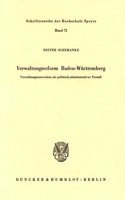 Verwaltungsreform Baden-Wurttemberg