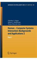 Human - Computer Systems Interaction: Backgrounds and Applications 2