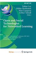 Open and Social Technologies for Networked Learning