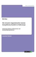 Die invasive Argentinische Ameise Linepithema humile in Südeuropa