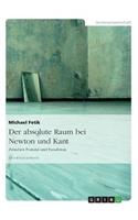 Der absolute Raum bei Newton und Kant: Zwischen Postulat und Paradoxon(German)