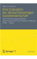 Eine Evaluation Der Deutschsprachigen Sozialwissenschaft