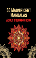 50 Magnificent mandalas-Adult coloring book