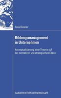 Bildungsmanagement in Unternehmen