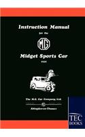 Instruction Manual for the MG Midget Sports Car
