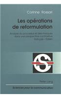 Les Opérations de Reformulation