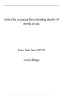 Method for evaluating device including plurality of electric circuits