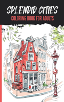 Splendid cities coloring book for adults