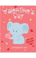 Valentine's Day Coloring Book For Kids: Toddlers And Preschool, Lovely Animals Images To Color and Pages For Drawing, Doodling or Writing, Hearts, Unicron and More, 8.5 x 11 Inches, Age Be