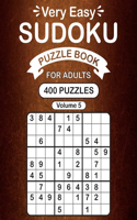 Very Easy Sudoku Puzzle Book For Adults Volume 5