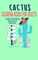 Cactus Coloring Books for Adults