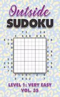 Outside Sudoku Level 1: Very Easy Vol. 35: Play Outside Sudoku 9x9 Nine Grid With Solutions Easy Level Volumes 1-40 Sudoku Cross Sums Variation Travel Paper Logic Games Sol
