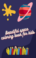Beautiful space coloring book for kids
