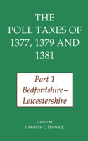 The Poll Taxes of 1377, 1379 and 1381