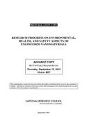 Research Progress on Environmental, Health, and Safety Aspects of Engineered Nanomaterials