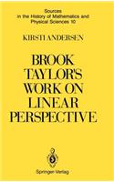 Brook Taylor's Work on Linear Perspective