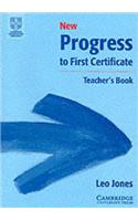 New Progress to First Certificate Teacher's book