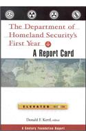 Department of Homeland Security's First Year